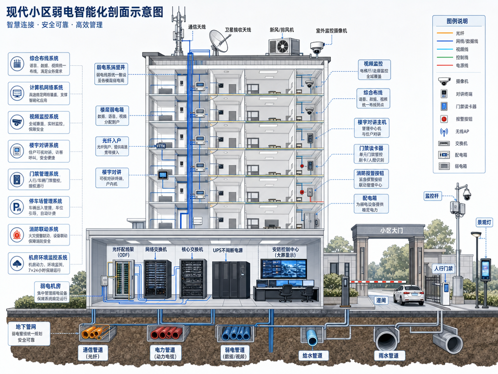 老旧小区改造：弱电智能化如何让“老社区”焕发“新智慧”？ - 苏州中捷通智能工程有限公司